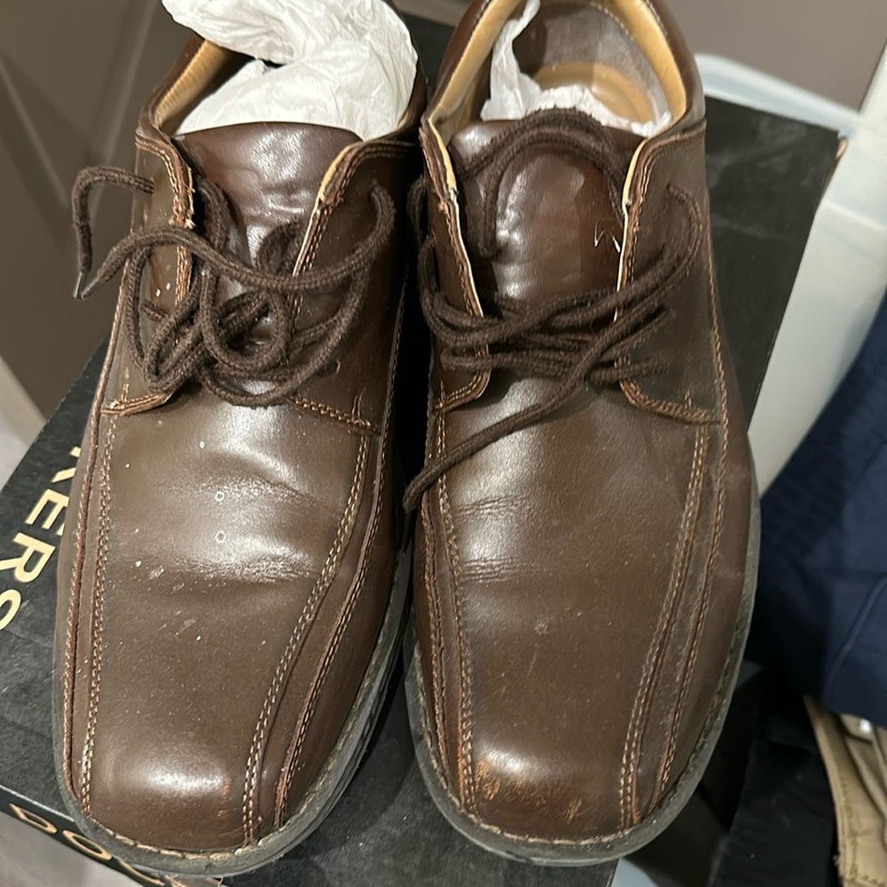 Brown Casual Dockers Work Shoe